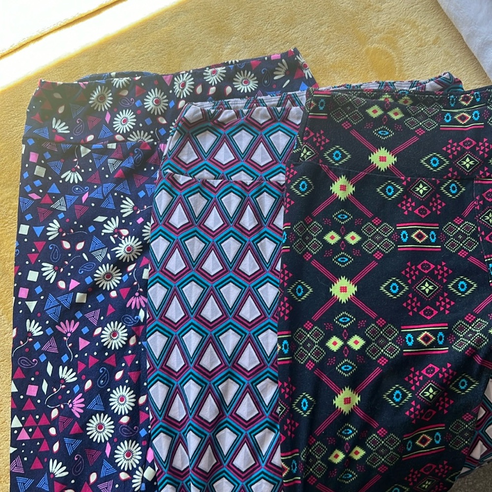 Lularoe Leggings - One Size, 3 pack of leggings!
